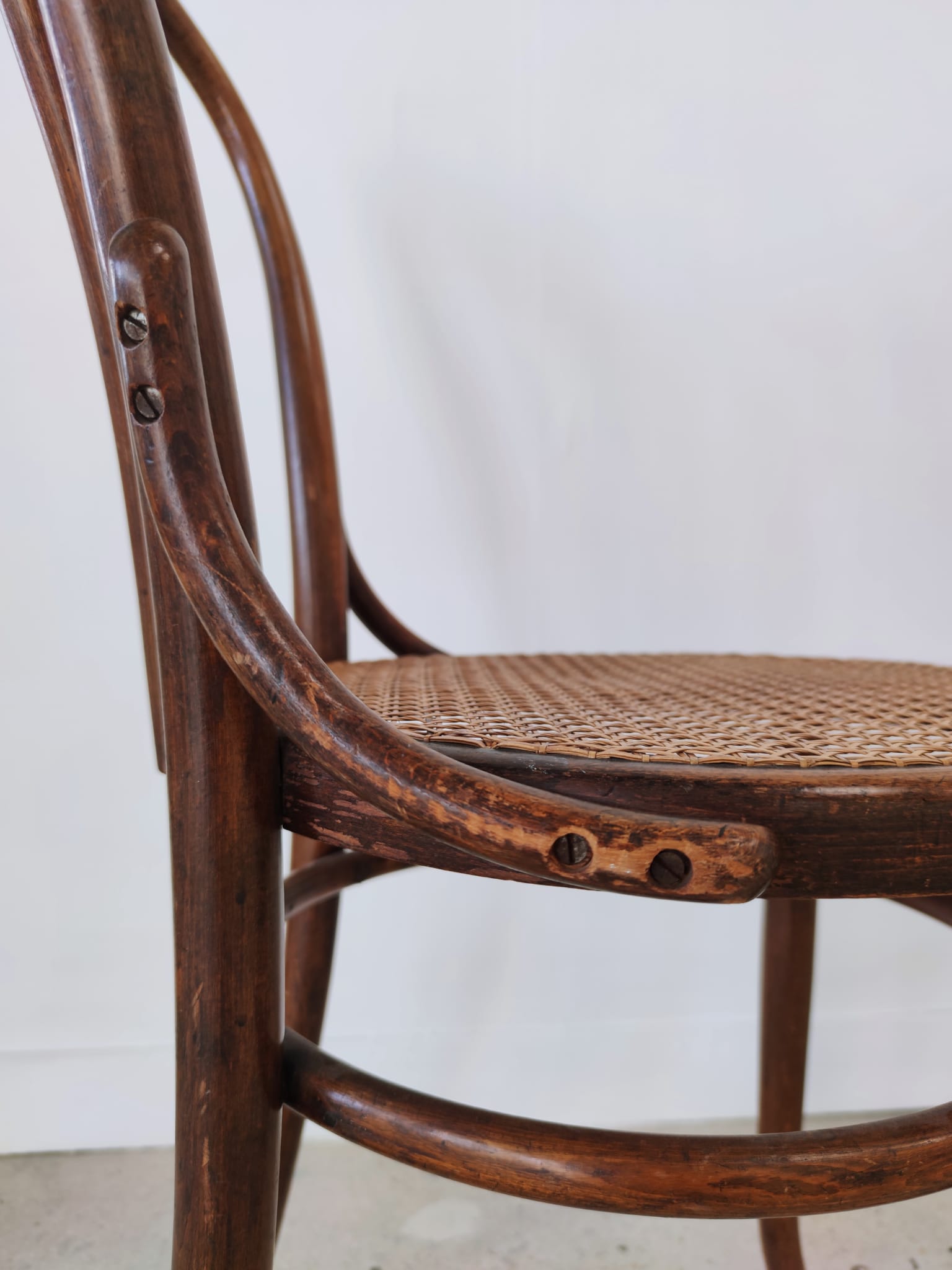 Pair of chairs cannée Fischel bistro