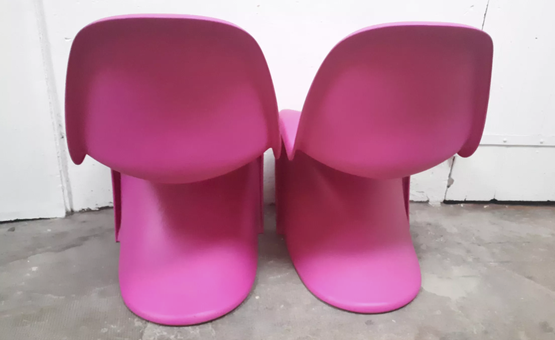 Pair of Panton chairs by Verner Panton, Vitra