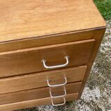 Vintage chest of drawers compass feet