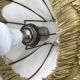 Old bedside lamps in porcelain