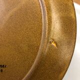 Set of 9 Sarreguemines stoneware dessert plates