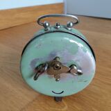 Pale green Bayard alarm clock