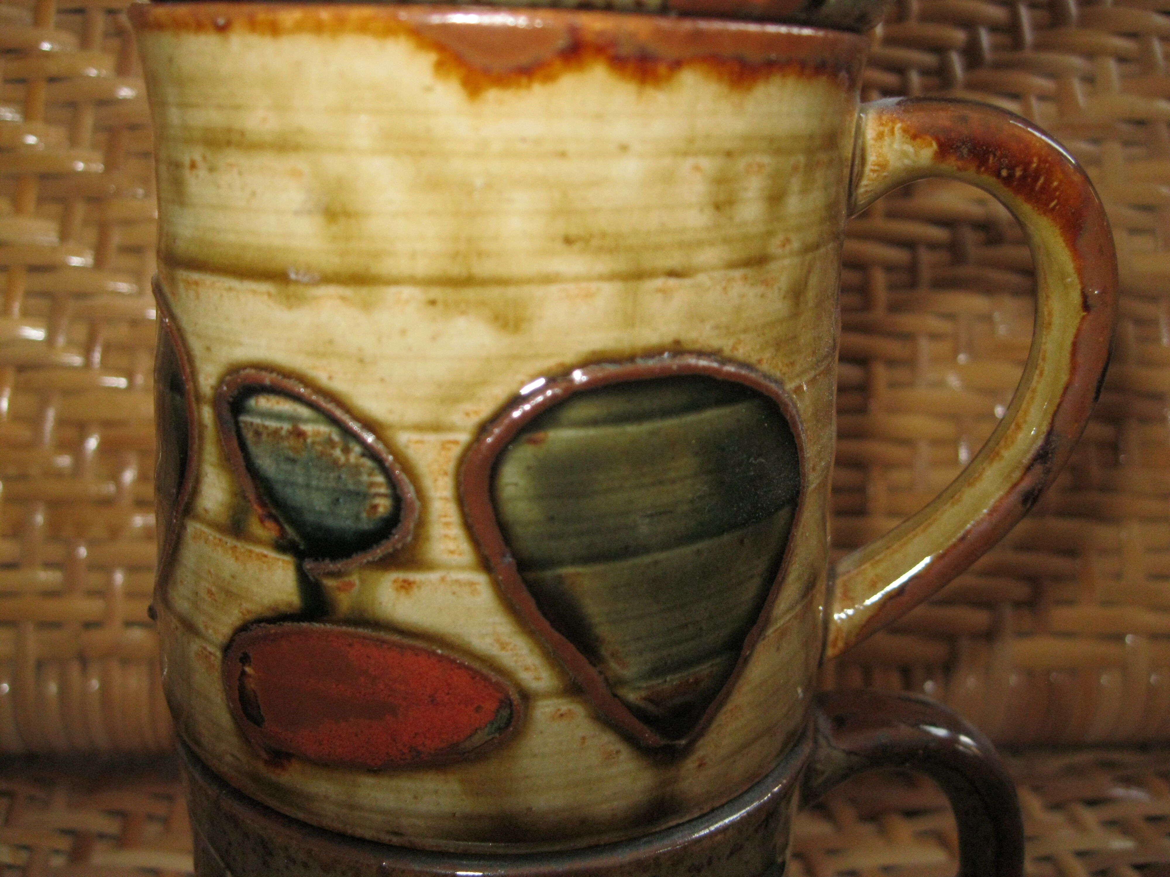 Ensemble de tasses vintage en grés