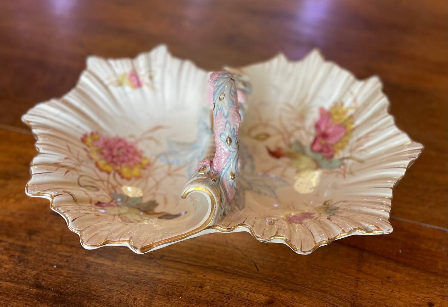 Luneville double compartment dish