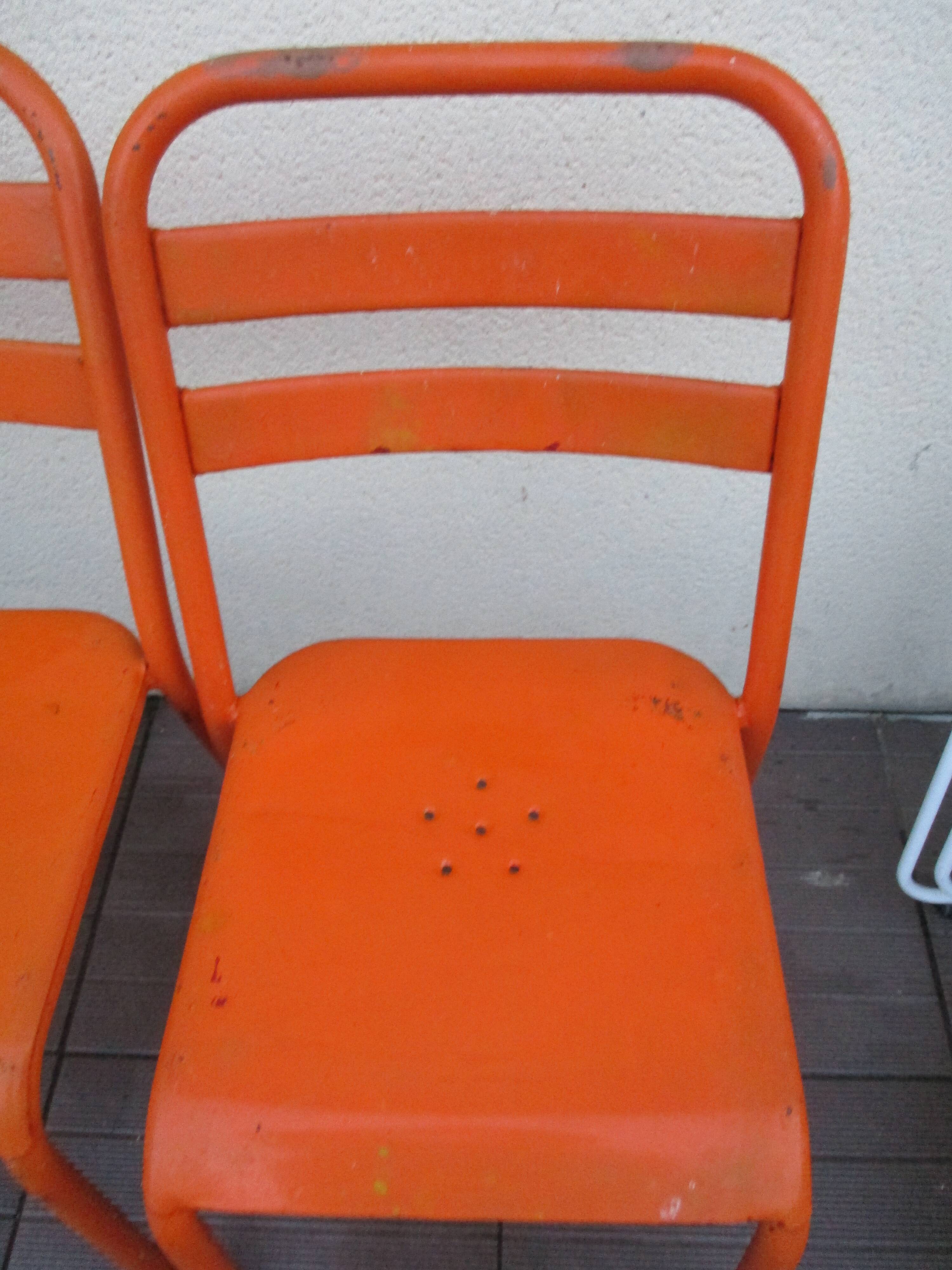 table and Chair tolix Bistro set