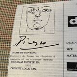 DESSO edition rug, PABLO PICASSO 'Portrait of a woman with a pompom hat'