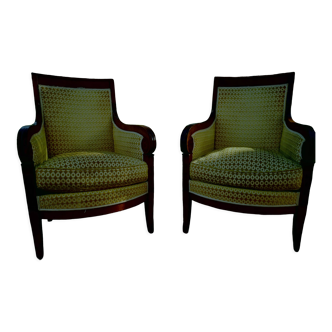 Bergères armchairs