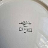 Sarreguemines dessert service, Claude model