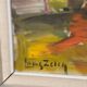 Original Mid Century Oil On Canvas – “Fruit” By Louis Zelig – Vintage & Framed 72 × 55 Cm