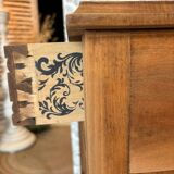 Table de chevet en bois Art déco