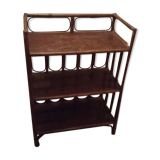 Vintage rattan shelf