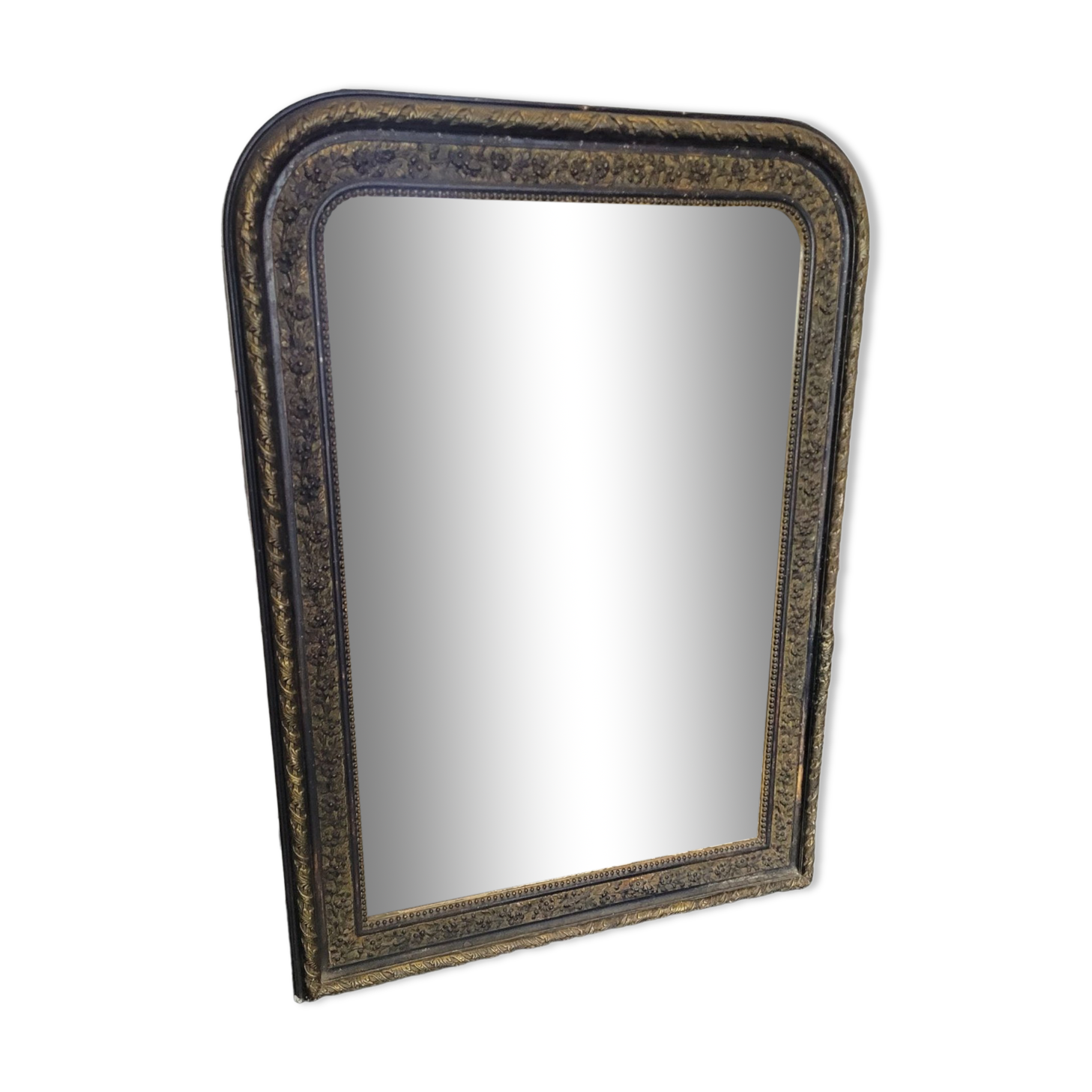 Old mirror Napoleon III, 101×74cms
