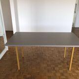 Hay two-tone dining table l160 ochre/light grey