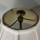 Hollywood Regency crystal & brass table lamps by Underwriters Laboratories Inc