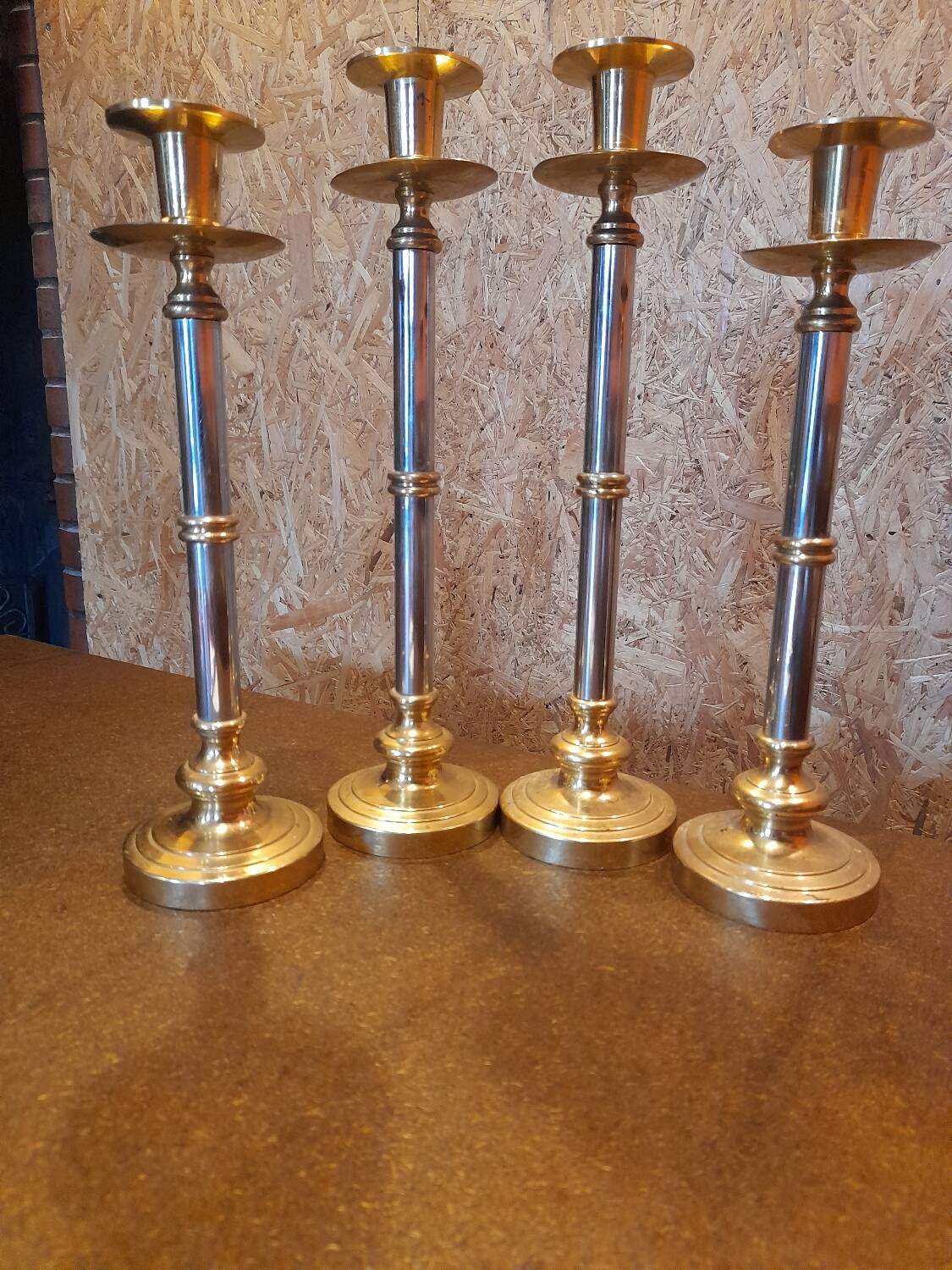 Set of 4 candle holders