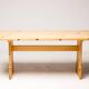 Table à manger scandinave du milieu du siècle dernier en pin de l'Oregon Roland Wilhelmsson