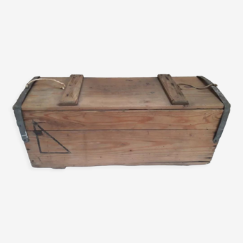 Military wooden ammunition box