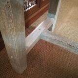 Patinated farm table