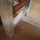 Patinated farm table