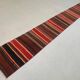 Old Turkish narrow Kilim Runner 421X53 cm shabby chic, vintage kelim