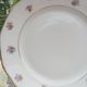 Dessert plates x 7 retro porcelain 1920/50 with flowers, CH-RENOU