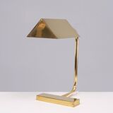 Mid Century Brass Table lamp 1960s Switzerland