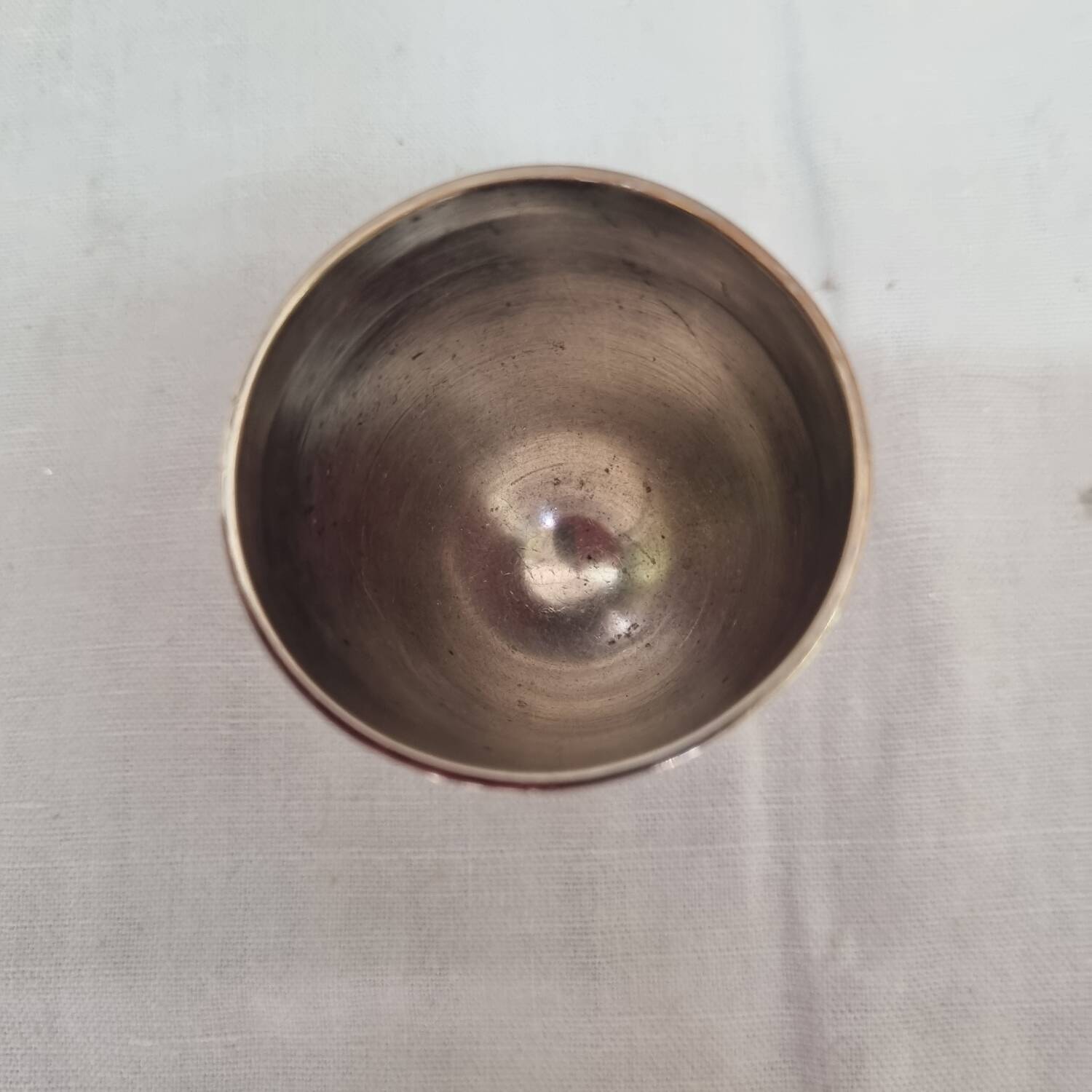 Christofle egg cup mid-20th century silver