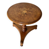Napoleon era inlaid pedestal table 3