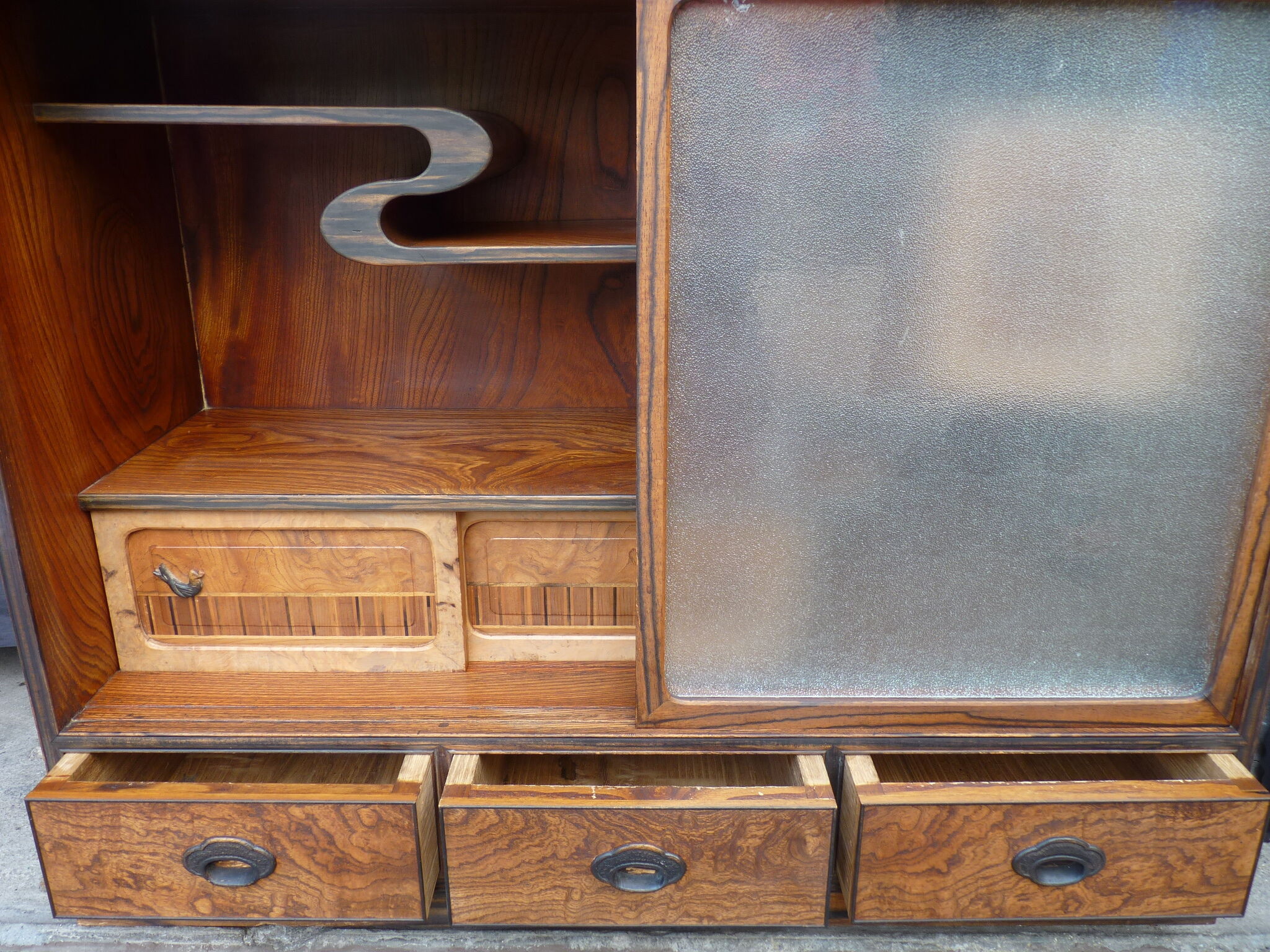 Japanese tea cabinet cha tansu