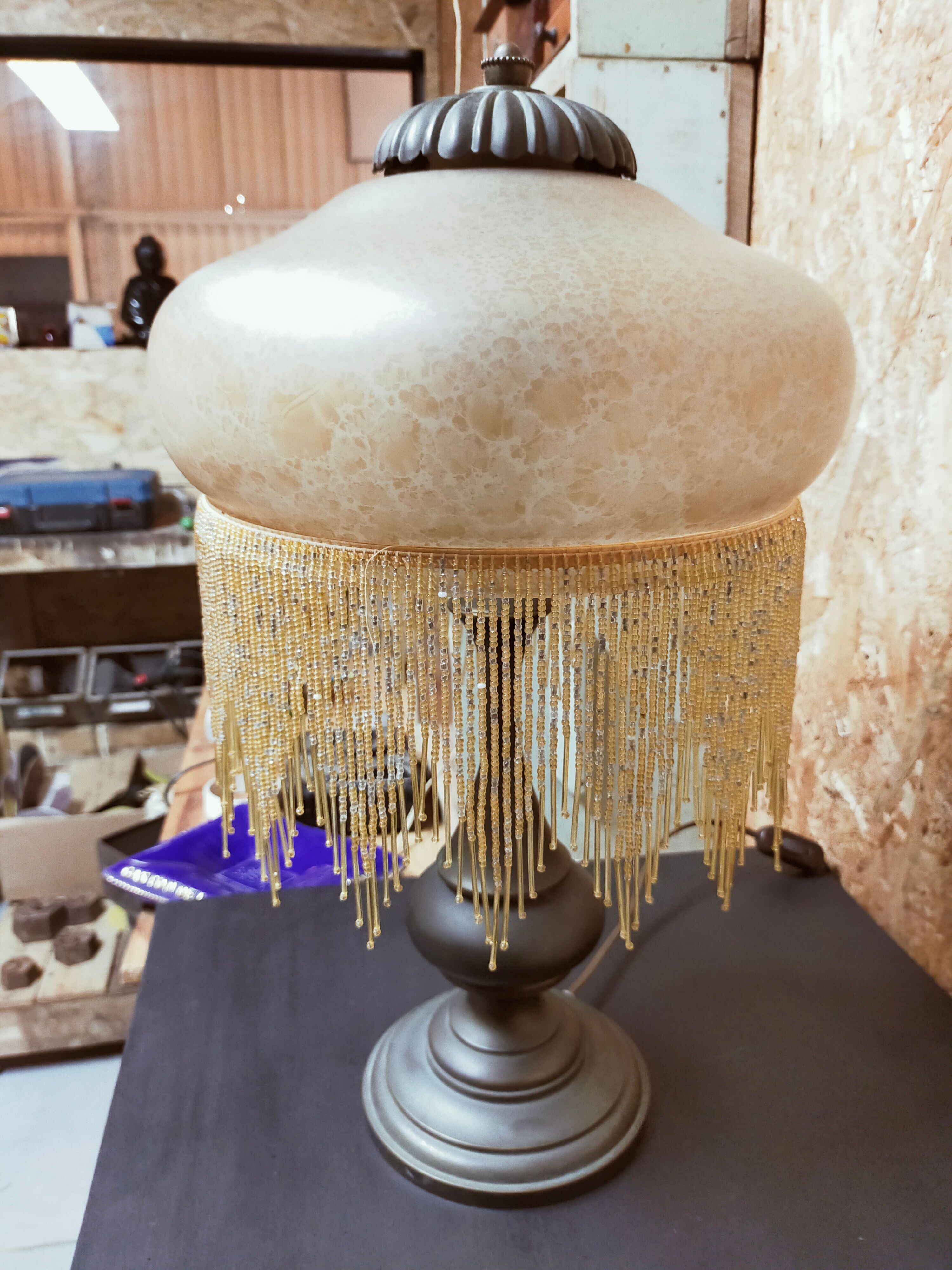 Table lamp, mushroom style, art-nouveau period