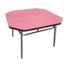 Table en formica de bar plateau rouge