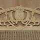 Antique French bergère window bench shabby chic