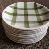 Series of 11 plates