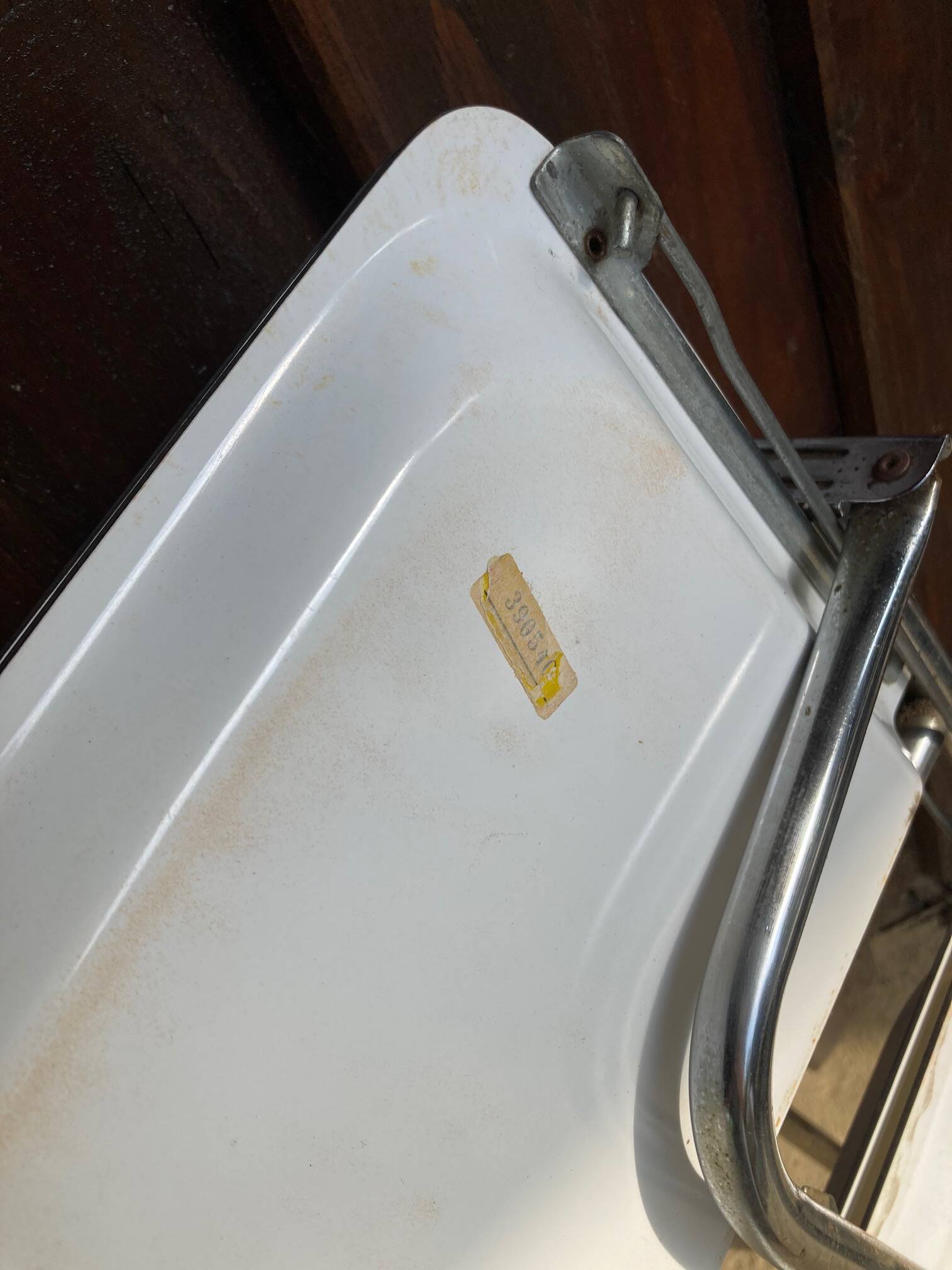 Vintage serving trolley, white folding table, 70s design, vintage.