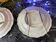 Set of 3 decorative earthenware plates stamped "Gien"