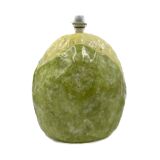 Ceramic cauliflower-shaped lamp base, Italy 1970s