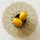 Art Deco smoked glass fruit cup
