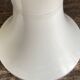 Pair of bedside tables 1970 Space Age in white ABS