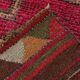 Red & Pink Hallway Vintage Runner Rug, 80x306Cm