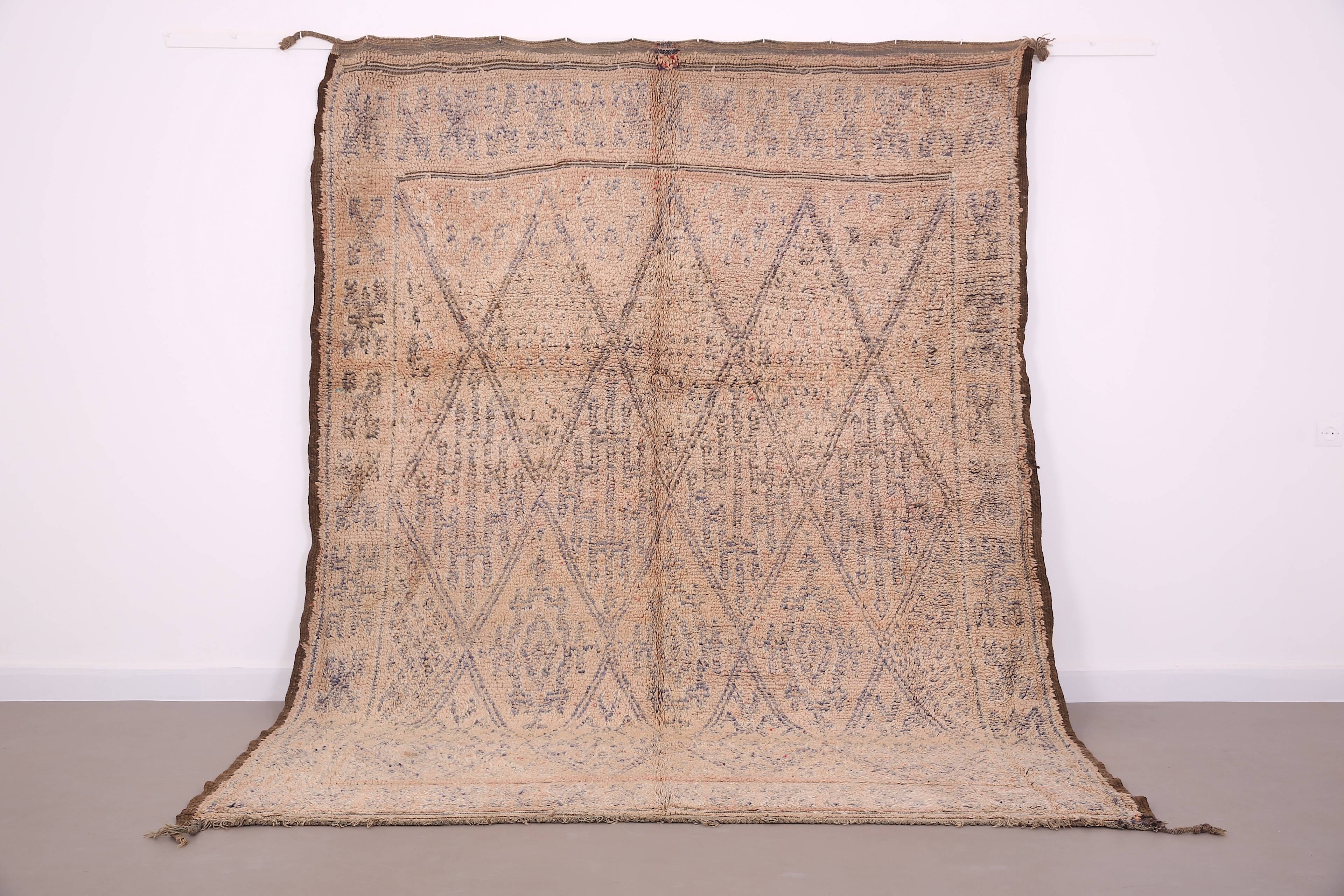 Vintage Handmade Berber Rug 226 CM X 291 CM