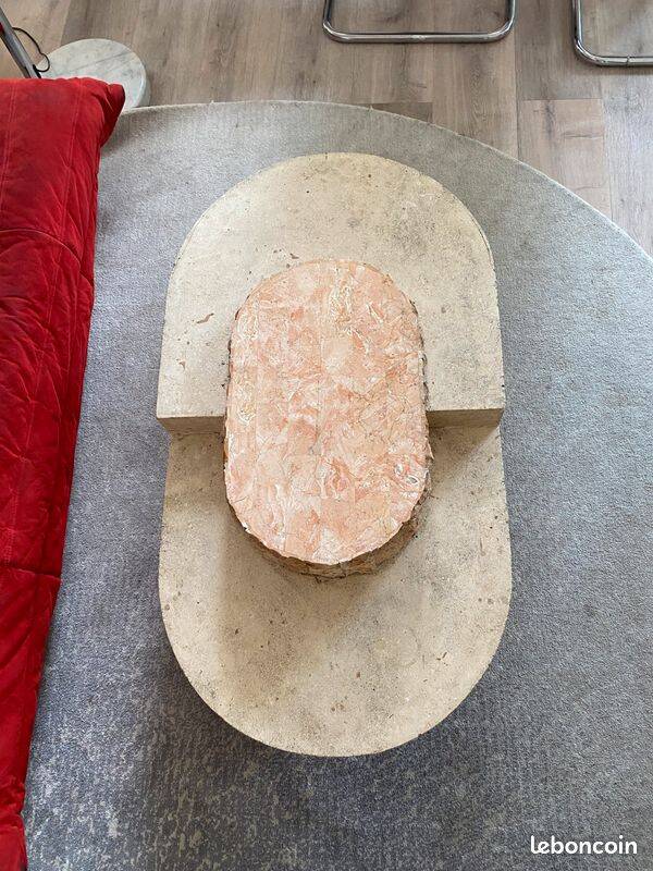 Mactan stone coffee table - Magnussen Ponte