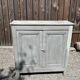 Buffet parisien en bois ancien gris