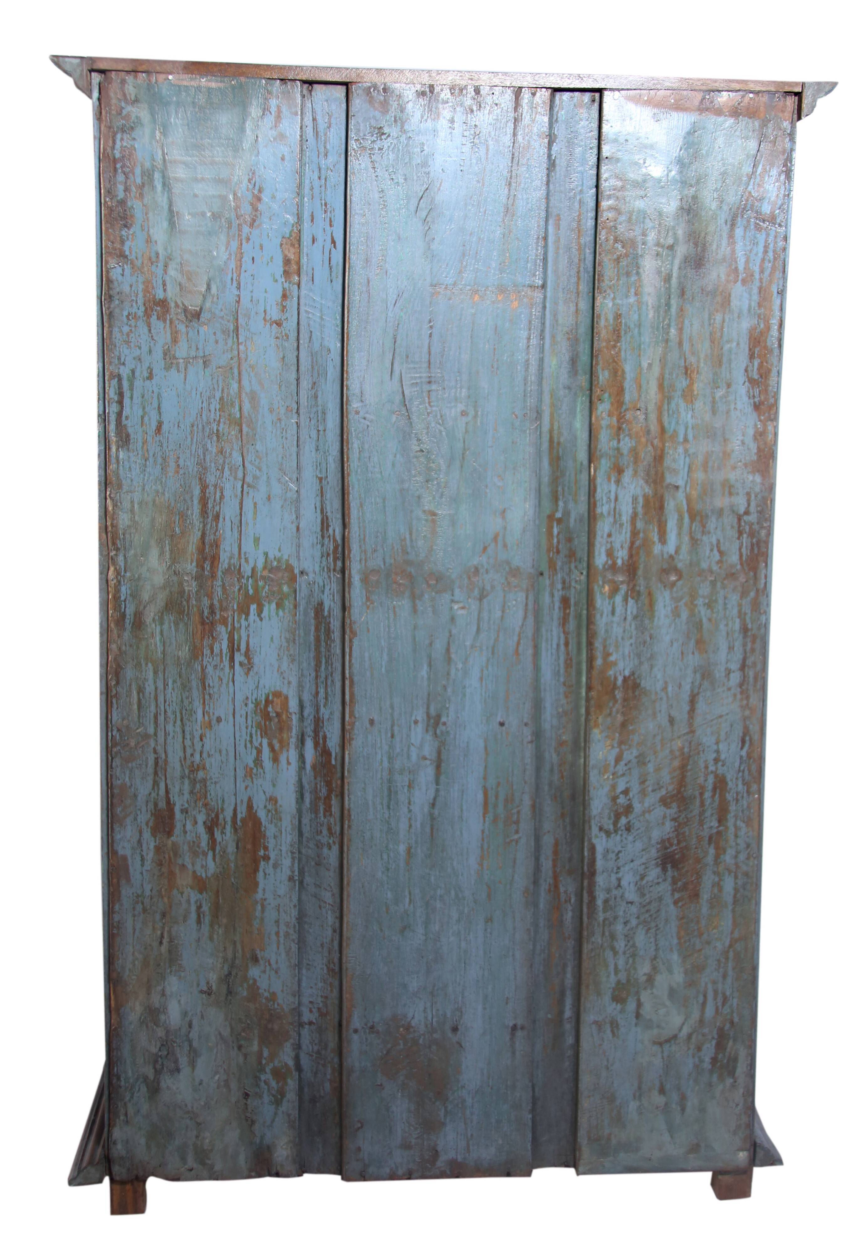 Art Deco wardrobe in Burmese teak