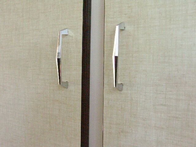 Green white formica buffet from the 1960s