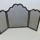 Fire screen, spark screen "made in Italy" brass 1970