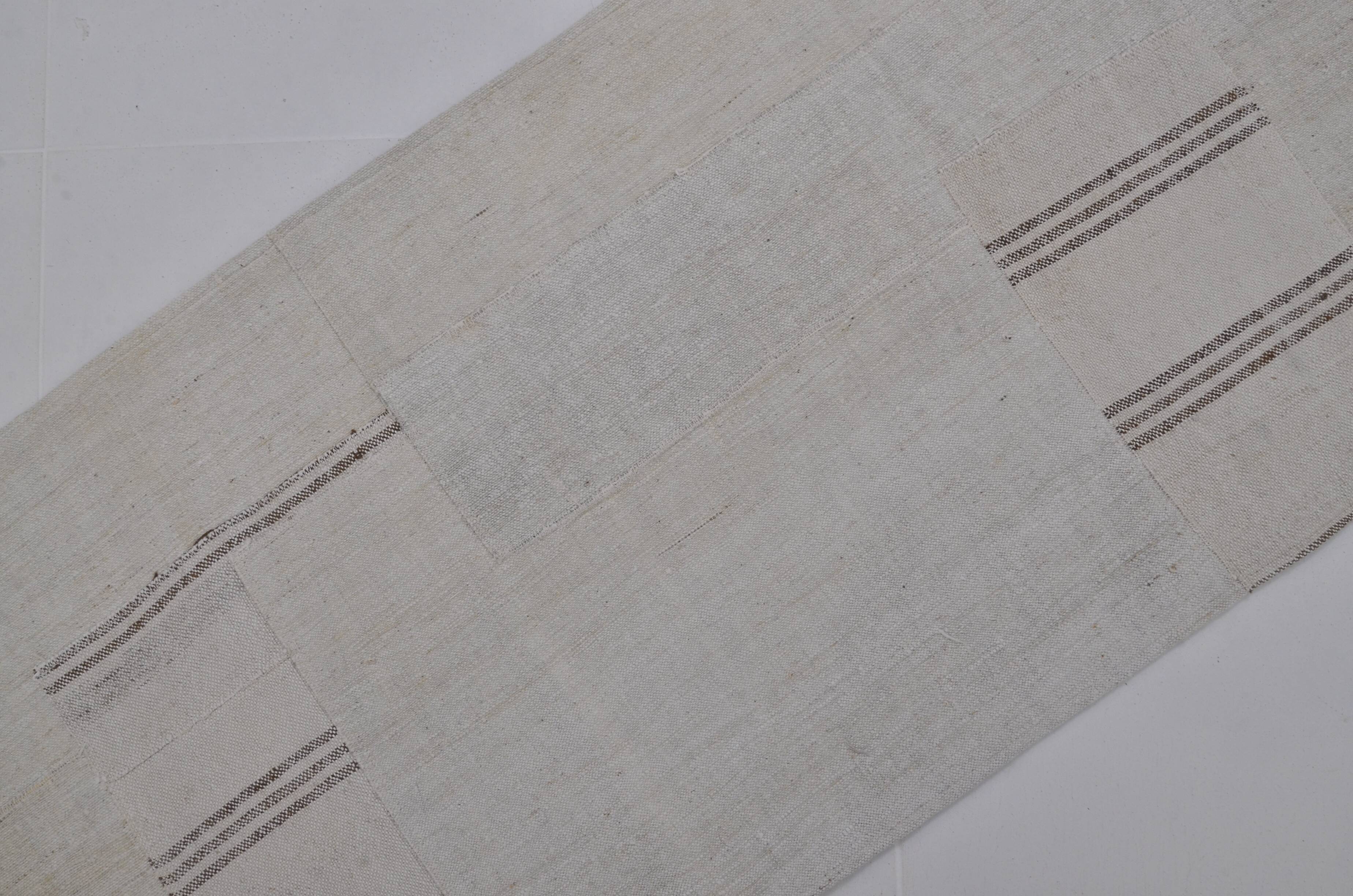 Vintage Handmade Hemp Runner sku 3918
