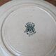 Old ceramic plate Terre de Fer Ste Amandinoise model Iris