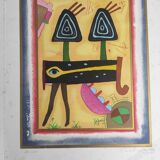 Monstre jaune lithographie originale signée à la main  numerotee 200/450 - martin bradley