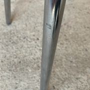 Vintage industrial metal and wood stool with adjustable swivel seat, 1960's