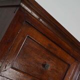 1870s oak apothecary cabinet